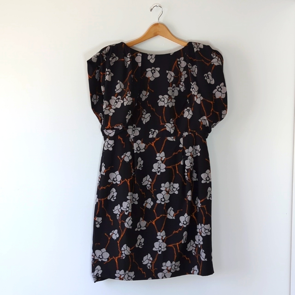 Limited Collection Black Sheath Floral Dress